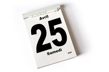 25. Avril 2020