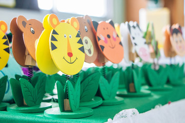 Adorable Animal Faces Spring Decorations for Kids' Party