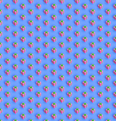Pink gift boxes on square background seamless pattern concept. Gifts holiday presents for birthday gift .