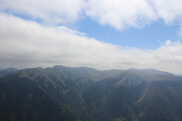 Naklejka premium Umoljani and Lukomir hiking tour at Bjelasnica mountain is simply must see and experience journey for any true nature lover, if one ever comes across Sarajevo and Bosnia and Herzegovina. 