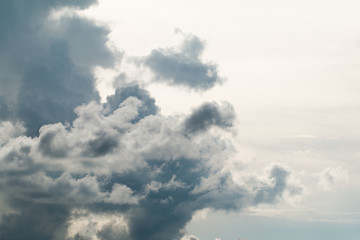 Naklejka na ściany i meble Storm clouds as abstract background