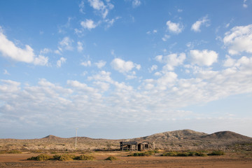 Obraz premium Cabañas en el desierto del Caribe