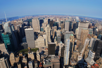 Fototapeta premium New York Skyline Fisheye