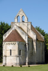 Ville de Noyers-sur-Cher, Chapelle romane Saint-Lazare XIIe siècle, département du Loi-et-Cher, France