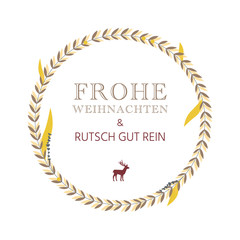 Obraz premium Frohe Weihnachten