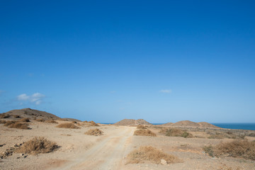 Fototapeta na wymiar Desierto del Cabo de la Vela