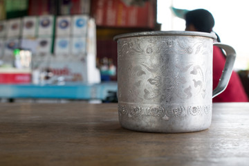 stainless steel drinking cup