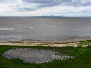 Nordseeküste bei Ebbe