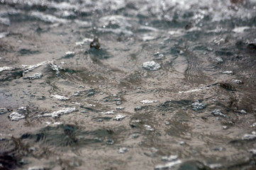 Abstract background water water drops rain puddle sea foam storm