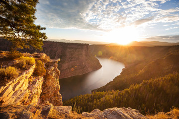 Fototapeta premium Flaming Gorge