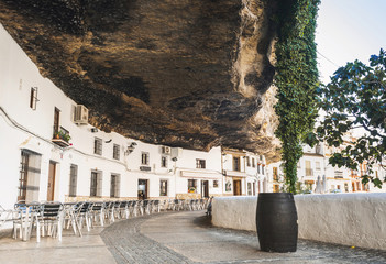 Setenil de las Bodegas village, one of the beautiful white villages (Pueblos Blancos) of Andalusia, Spain © kite_rin