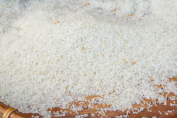Closeup of rice