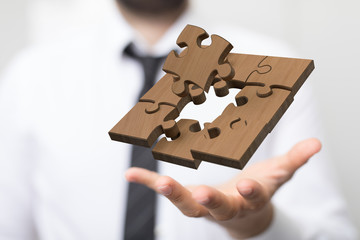 puzzle wood