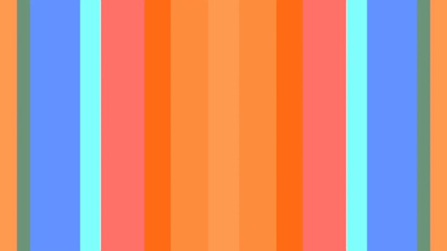 Colorful kaleidoscope moving stripes