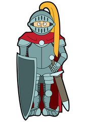 Cartoon knight
