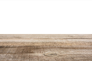 template of brown wooden floor on white background