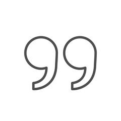 Quote line icon