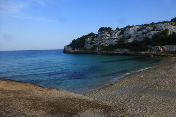 Naklejka na ściany i meble Beach in Mallorca, island of Spain
