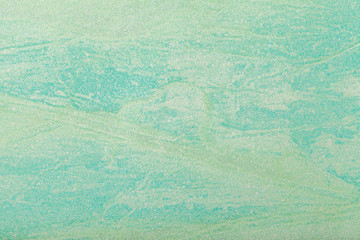 Abstract art background light green color. Multicolor painting on canvas.