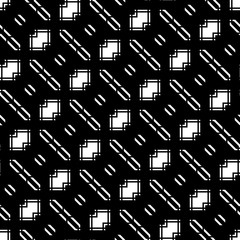 Design seamless monochrome geometric pattern