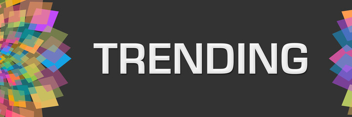 Trending Dark Colorful Floral Left 