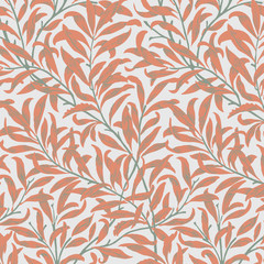 Willow Bough by William Morris (1834-1896). Original from the MET Museum. Digitally enhanced by rawpixel. - obrazy, fototapety, plakaty