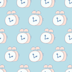 seamless clock pattern