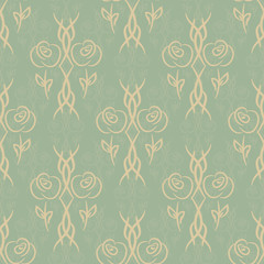 Vintage roses. Retro. seamless