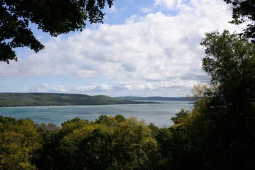 Lake in deep forest