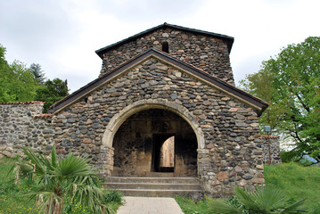 Fototapeta na wymiar Ubisa monastery in Imereti, Georgia
