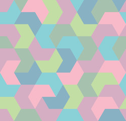 Seamless pattern. Endless background of geometric shapes. Arrow seamless pattern