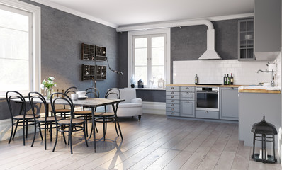 design kitchen interior.