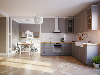design kitchen interior.