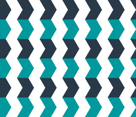 Seamless geometrical pattern with zigzag vertical lines. Vector illustration.