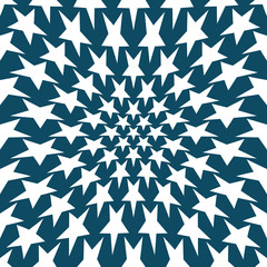 Seamless geometric star vector pattern. Retro design backdrop texture.