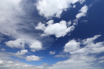 White clouds
