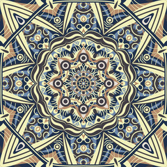 Islamic ornament vector , persian motiff . Round pattern elements c.