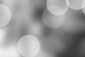Gray bokeh blurred abstract for background
