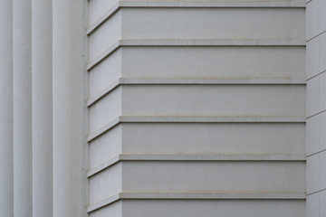 grey gray facade lines