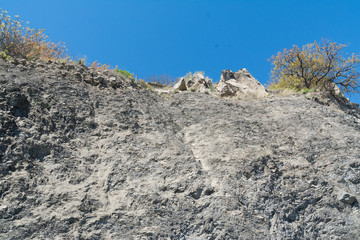 rock formation near the sea