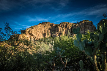 Superstition Mountains in Arizona