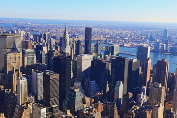 views of New York city