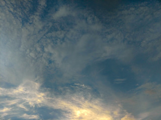 Fototapeta premium blue sky with clouds