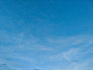 blue sky with clouds