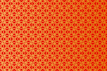 Red and Gold geometric pattern