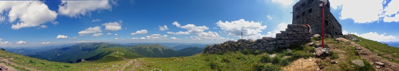 panorama of mountains