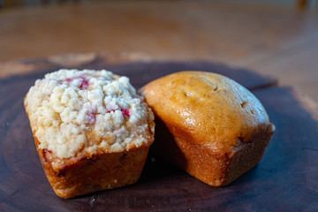 muffins on a table
