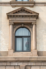 Fototapeta premium European building windows..