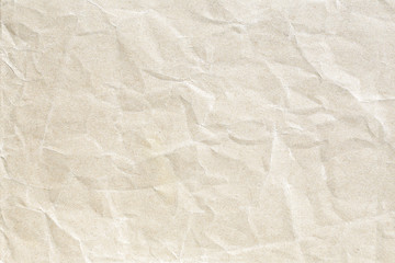 Old crumpled brown background paper texture