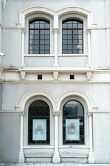 Fototapeta premium European building windows..